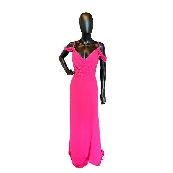Hayley Paige Occasions Dresses & Skirts - NWOT - Hayley Paige Flamingo Chiffon Maxi Formal Dress